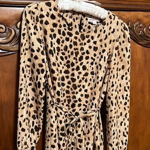 Leopard print dress, size small